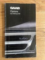 Saab 900 9000 options accessoires 1988 autofolder cabriolet, Ophalen of Verzenden, Gelezen, Overige merken
