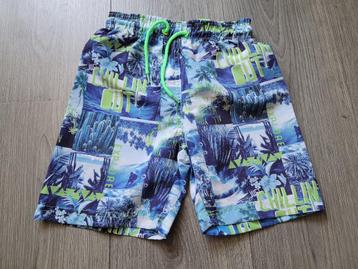 Blauw groene zwembroek maat 110/116 ~ WM3050 beschikbaar voor biedingen