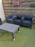 loungeset, Ophalen, Kunststof, Gebruikt, 6 zitplaatsen