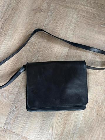 Nieuwe zwart leren tas Silver Creek beschikbaar voor biedingen