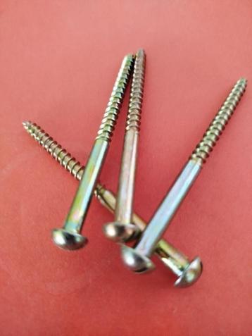 25-65 st geel Metalen bolkophoutschroeven 5x70 mm beschikbaar voor biedingen