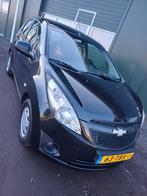 Chevrolet Spark 1.0 Bifuel 2012 Zwart, Auto's, 37 €/maand, Zwart, 4 cilinders, Zwart
