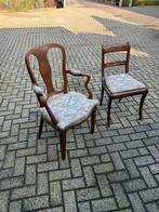 Twee Leuke Oude Stoeltjes in Goede Staat, Ophalen, Gebruikt, Twee, Bruin