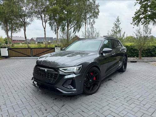 Audi Q8 Etron 55 Quattro S-Line 115kWh 408pk Nieuw Model BTW, Auto diversen, Schadeauto's, Automaat, Elektrisch, SUV of Terreinwagen