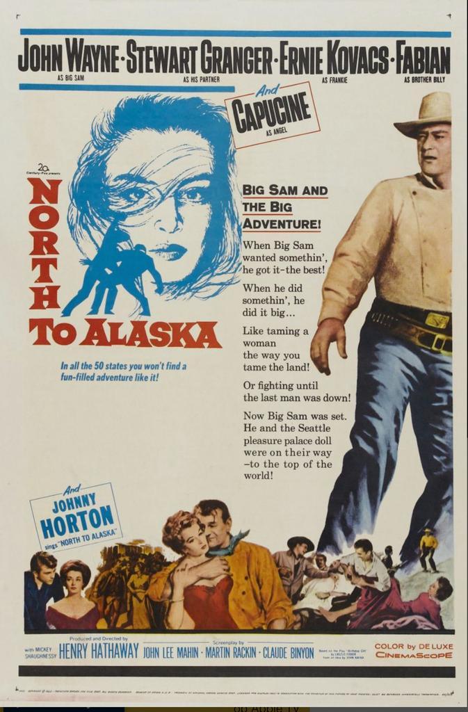 North to Alaska, Stewart Granger, John Wayne, Ernie Kovacs., Cd's en Dvd's, Dvd's | Avontuur, Zo goed als nieuw, Alle leeftijden