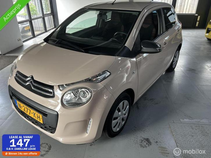 Citroen C1 1.0 VTi Feel Airco weinig KM met NAP, Auto's, Citroën, Bedrijf, Te koop, C1, ABS, Airbags, Airconditioning, Alarm, Bluetooth