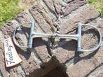 Enkel gebroken D- trens Bit RVS 14,5 cm, Dieren en Toebehoren, Paarden en Pony's | Hoofdstellen en Tuigage, Ophalen of Verzenden