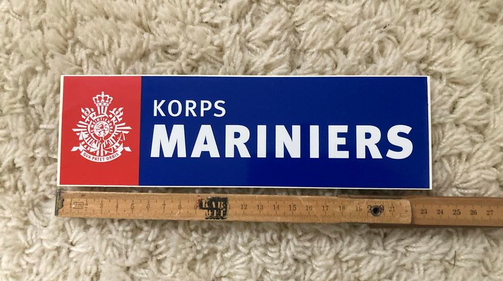 Korps Mariniers, Verzamelen, Ophalen of Verzenden, Zo goed als nieuw, Bedrijf of Vereniging
