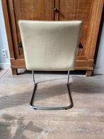 4x Leolux Freyr Eetkamerstoelen, Huis en Inrichting, Stoelen, Ophalen, Gebruikt, Wit, Design