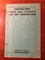 NSB Grondslagen voor den opbouw van den boerenstand, Boeken, Verzenden, Tweede Wereldoorlog, Gelezen, Overige onderwerpen