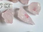rozenkwarts 9 samen 3,50 brokken 85g rozekwarts 1 roze brok, Verzamelen, Mineralen en Fossielen, Ophalen of Verzenden, Mineraal