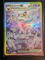 Espeon EX 155 Prismatic Evolution, Special Illustration, SIR, Ophalen of Verzenden, Zo goed als nieuw, Losse kaart, Foil