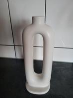 Kaarsenstandaard/vaasje wit, Wit, Aardewerk of Porselein, Ophalen of Verzenden, Zo goed als nieuw