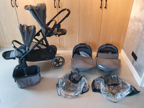 Cybex Tweeling Kinderwagen Gazelle S - Soho Grey, Kinderen en Baby's, Kinderwagens en Combinaties, Zo goed als nieuw, Kinderwagen