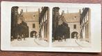 NPG stereofoto GEVANGENPOORT Den Haag 1900-1910, Ophalen of Verzenden, Voor 1940, Gebruikt
