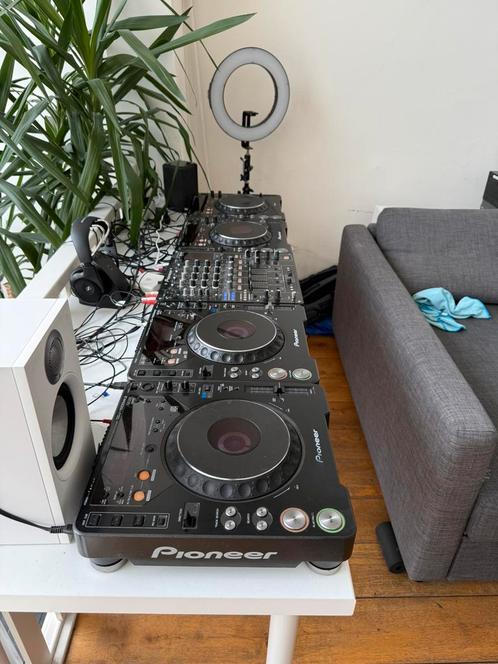 Pioneer DJM 800 Dj set 4 deck draaitafel CDJ 1000 mk3 mk2, Muziek en Instrumenten, Dj-sets en Draaitafels, Zo goed als nieuw, Dj-set