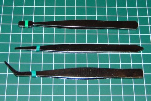 Set van 3 pincetten, Hobby en Vrije tijd, Knutselen, Nieuw, Gereedschap of Toebehoren, Verzenden