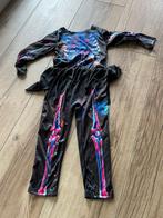 Neon Skelet Meisje Kostuum - Maat 110, Ophalen, Zo goed als nieuw, 110 t/m 116, Meisje