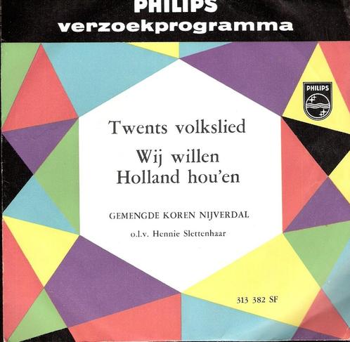 TWENTE - Twents Volkslied- zeldzame vinyl single 60', Cd's en Dvd's, Vinyl Singles, Gebruikt, Nederlandstalig, Ophalen