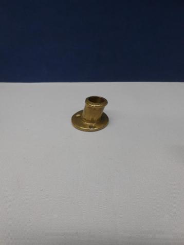 Vlaggenstokhouder, 13 mm, messing, schuin, laag model beschikbaar voor biedingen