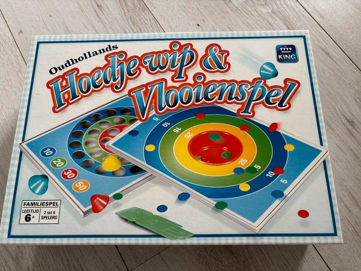 Oudhollands hoedje-wip & Vlooienspel, Hobby en Vrije tijd, Gezelschapsspellen | Overige, Zo goed als nieuw, Ophalen of Verzenden