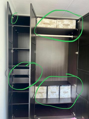 Onderdelen Ikea PAX kast (bruin) beschikbaar voor biedingen