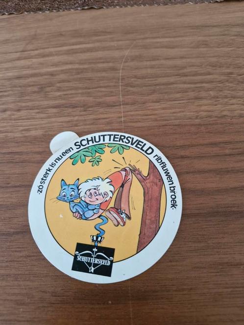 1664 Schuttersveld Sticker Vintage, Verzamelen, Stickers, Gebruikt, Ophalen of Verzenden