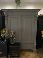 Grote antieke kast, vintage servieskast, oude legkast VdlM, Huis en Inrichting, Kasten | Ladekasten, Ophalen, 200 cm of meer, 150 tot 200 cm