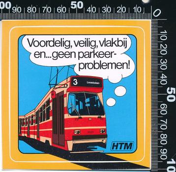 Sticker: HTM - Voordelig veilig vlakbij (Tramlijn 3) beschikbaar voor biedingen
