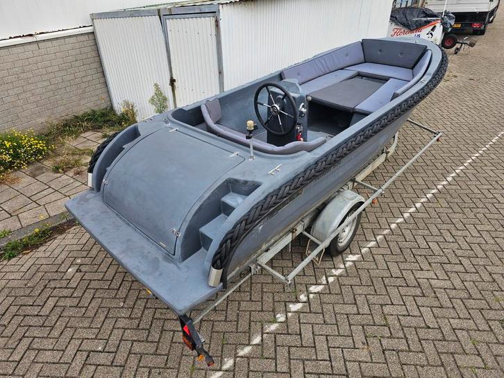 Tender 530 incl Tohatsu 9.8 pk, Watersport en Boten, Sloepen, Zo goed als nieuw, Tot 10 pk, 3 tot 6 meter, Buitenboordmotor, Benzine
