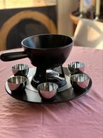 Alessi fondue stel met draaiplateau en kommetjes, Huis en Inrichting, Ophalen of Verzenden, Gebruikt, Overige materialen