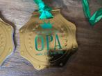Medaille voor opa en oma, Ophalen of Verzenden, Nieuw, Versiering, Verjaardag