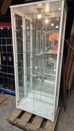 Glazen Vitrinekast met Verlichting, Ophalen, Gebruikt, 50 tot 100 cm, Glas
