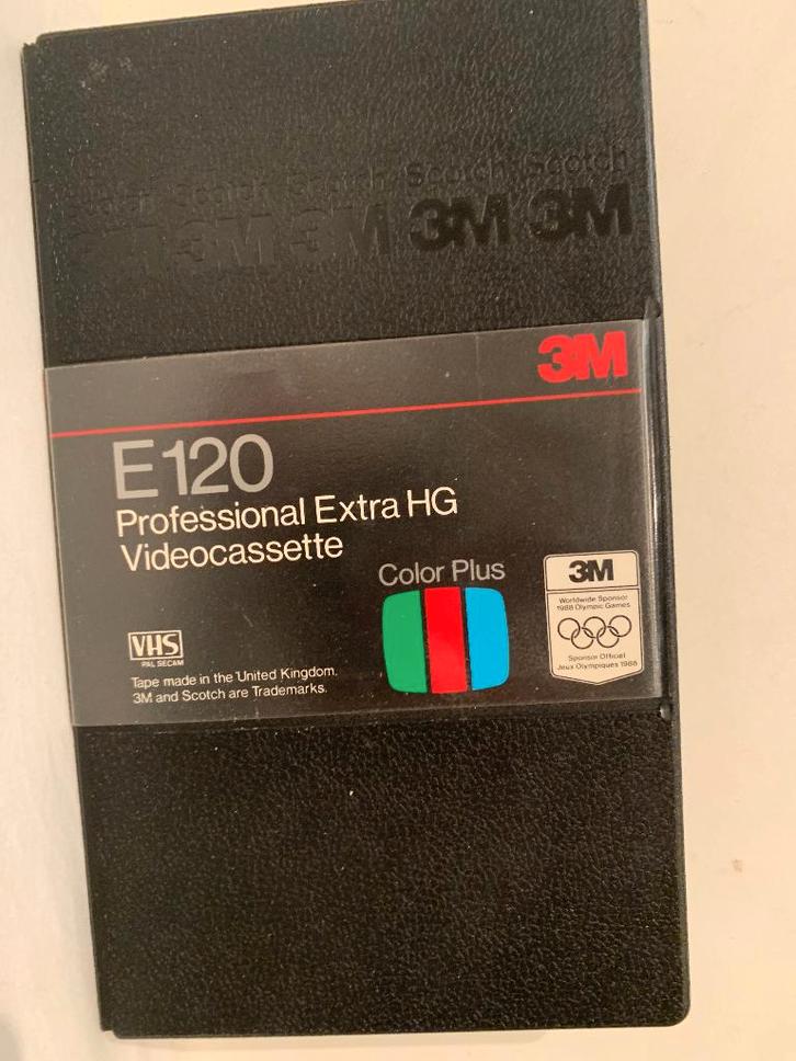 3M video cassette, Audio, Tv en Foto, Filmrollen, 35mm film, Ophalen of Verzenden