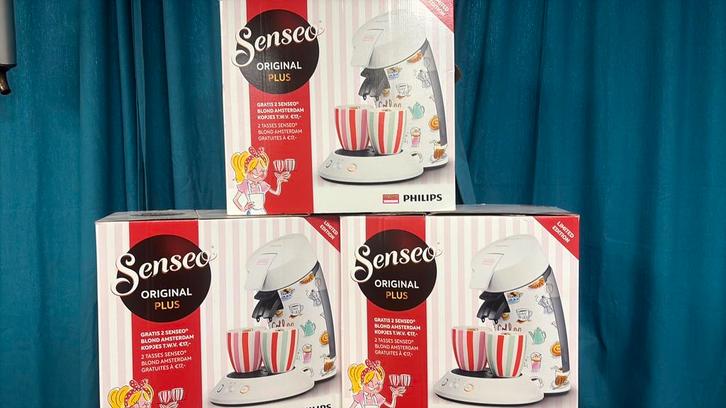 Senseo Original Plus Koffiepadmachine, Witgoed en Apparatuur, Koffiezetapparaten, Nieuw, Koffiepads en cups, Koffiemachine, 4 tot 10 kopjes