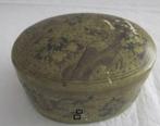 Antieke Perzië/Iran Papier Maché doos met brief van schenker, Antiek en Kunst, Ophalen of Verzenden