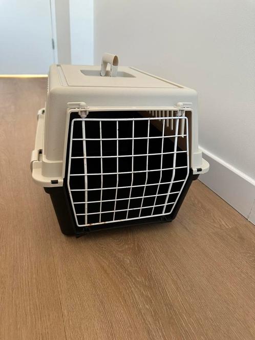 Nieuwe Ferplast reismand – zwart/beige – 47 x 32 cm, Dieren en Toebehoren, Transportboxen, Zo goed als nieuw, Ophalen of Verzenden
