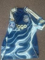 Ajax uit shirt maat L moro met eredivisie badge, Maat 52/54 (L), Blauw, Ophalen of Verzenden, Zo goed als nieuw