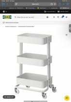 IKEA RÅSKOG Trolley - Wit, Ophalen of Verzenden, Zo goed als nieuw