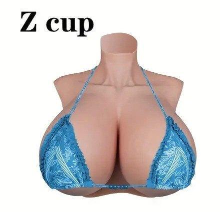 Sil 6 enorme siliconen borsten CUB Z, wegen 4.8 kg,, Kleding | Dames, Ondergoed en Lingerie, BH, Overige kleuren, Ophalen of Verzenden