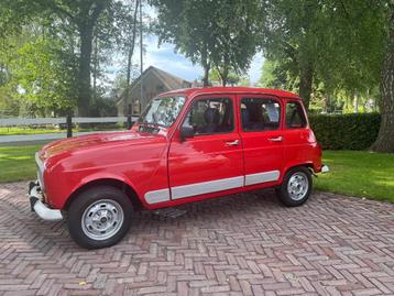 Renault R4 Salü rood Klassieker van 1e eigenaar ✌️Cultauto ✌ beschikbaar voor biedingen