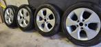 Kia Ceed alu velgen met winterbanden 205/55 R16 T91, Auto-onderdelen, Banden en Velgen, Ophalen, Gebruikt, 16 inch, Personenwagen