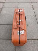 Een bruine nog goede vintage koffer., Ophalen, 60 tot 70 cm, 35 tot 45 cm