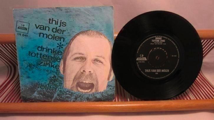 Thijs van der Molen, Drinke Tot Teme Zinke (Lilt The Pink), Cd's en Dvd's, Vinyl | Nederlandstalig, Gebruikt, Levenslied of Smartlap