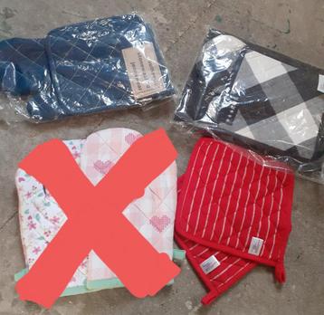 Ovenwanten Set - 3 stuks beschikbaar voor biedingen