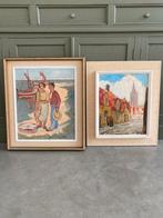 Schilderijen Zweeds, Antiek en Kunst, Kunst | Schilderijen | Klassiek, Verzenden