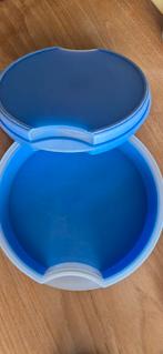 Tupperware Koektrommel - Blauw, Ophalen of Verzenden, Zo goed als nieuw