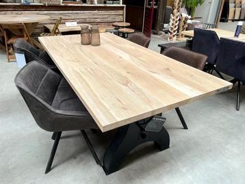 Eettafel - Tafelblad - Massief Eiken Recht - 40 mm dik beschikbaar voor biedingen