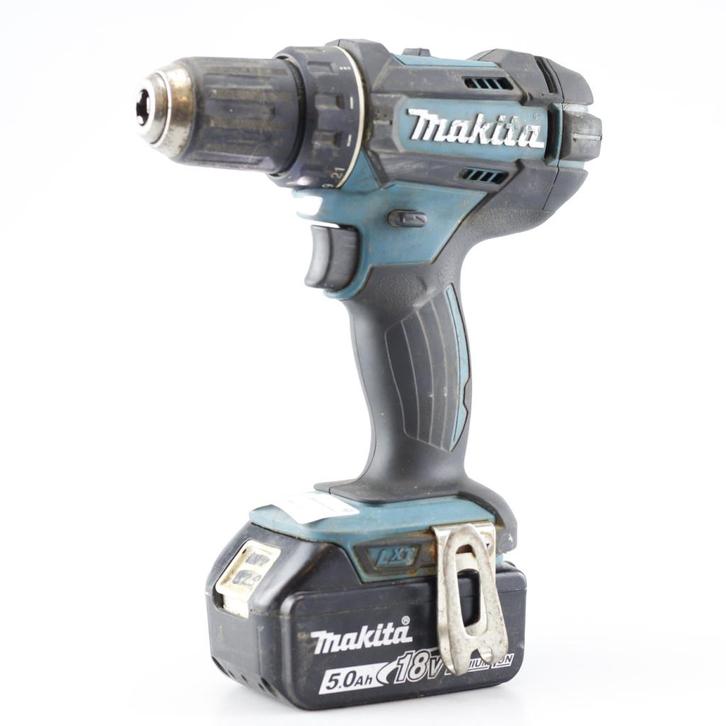 Makita DDF482 Boormachine + Accu, Doe-het-zelf en Verbouw, Gereedschap | Boormachines, Zo goed als nieuw