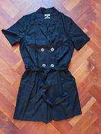 Mexx linnen jumpsuit kort mt. L, Ophalen of Verzenden, Zo goed als nieuw, Zwart